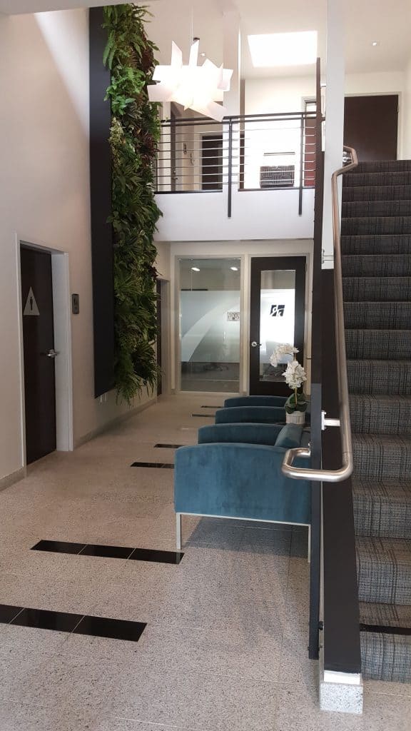 The reception area at the Walnut Creek Elder Law office