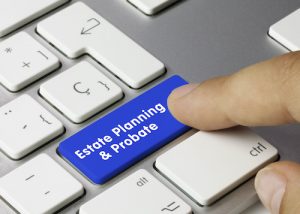Estate Planning & Probate Key on Computer Keyboard