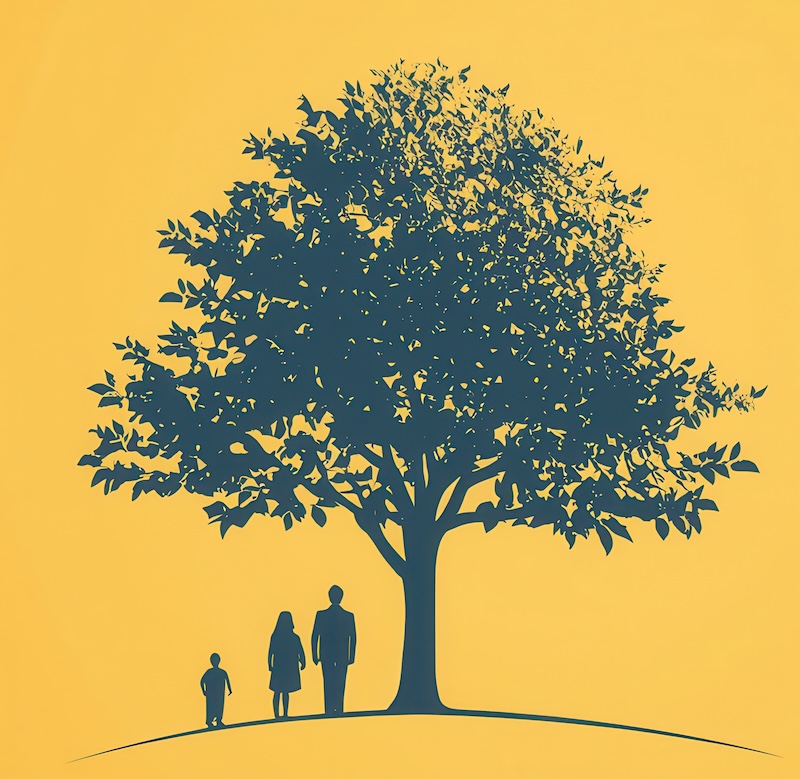 Inheritance planning, legacy wealth management, flat design illustration, copy space --ar 16:9 --quality 2 --v 6.1 Job ID: 5db9bf85-c673-4b80-b5ba-a9d689395ab1