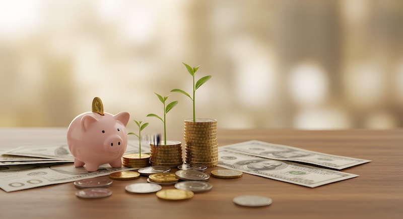 Grow Your Savings Smart Strategies for Financial Growth and Investing in Your Future.  See how simple steps can lead to significant wealth building and long-term financial security.