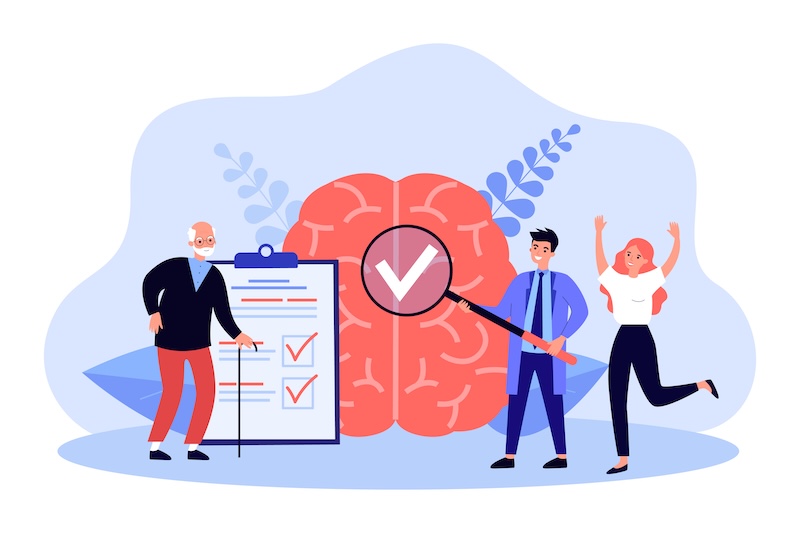 Doctors checking brain health of elderly patient. Tiny man holding magnifying glass to study flat vector illustration. Alzheimer, dementia concept for banner, website design or landing web page SSUCv3H4sIAAAAAAAACpyRwW7DIAyG75P2DhHnVmpI1iR7lWoHB7wGlUIFpNNU9d1nIFScd0H4s/3bPzze35qGzeCVYJ/NI0YUK61XHxwEZQ3hdrdxh0aiI3Io5O6646EGKFWwToGu4QxBLAauSNCsWkf8TEnmA4TVo4/TNyQg4Jk0MnxJ5BVPOW5KIiWpg1KM7Srm1zmxgrL4vzrz5au4gTMa8ZsWrow41AjZyCmXsstPQHetrcEqla1c3a0AHQu6SunmlFDmXLXZsKRnL23Cria4uMJrc6atvcGs4xN/kyYWvoD3VC4LrwYJ+mR7reYYG5KBTZVJ+okYth2f+Mh5208ffUu3aSvIv7co0knrFCGKxUXJ2rqKGzDZw7EVgu+RH8d9P9ExtWLY4zjyQQ7Ax0HSwz//AAAA//8DAIOIMveYAgAA